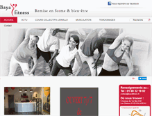 Tablet Screenshot of bayafitness.fr